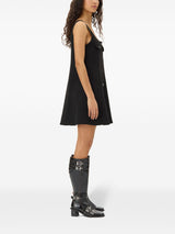 Ganni crepe mini dress