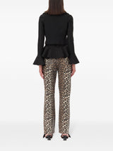 Ganni Sleeveless tank top with zip