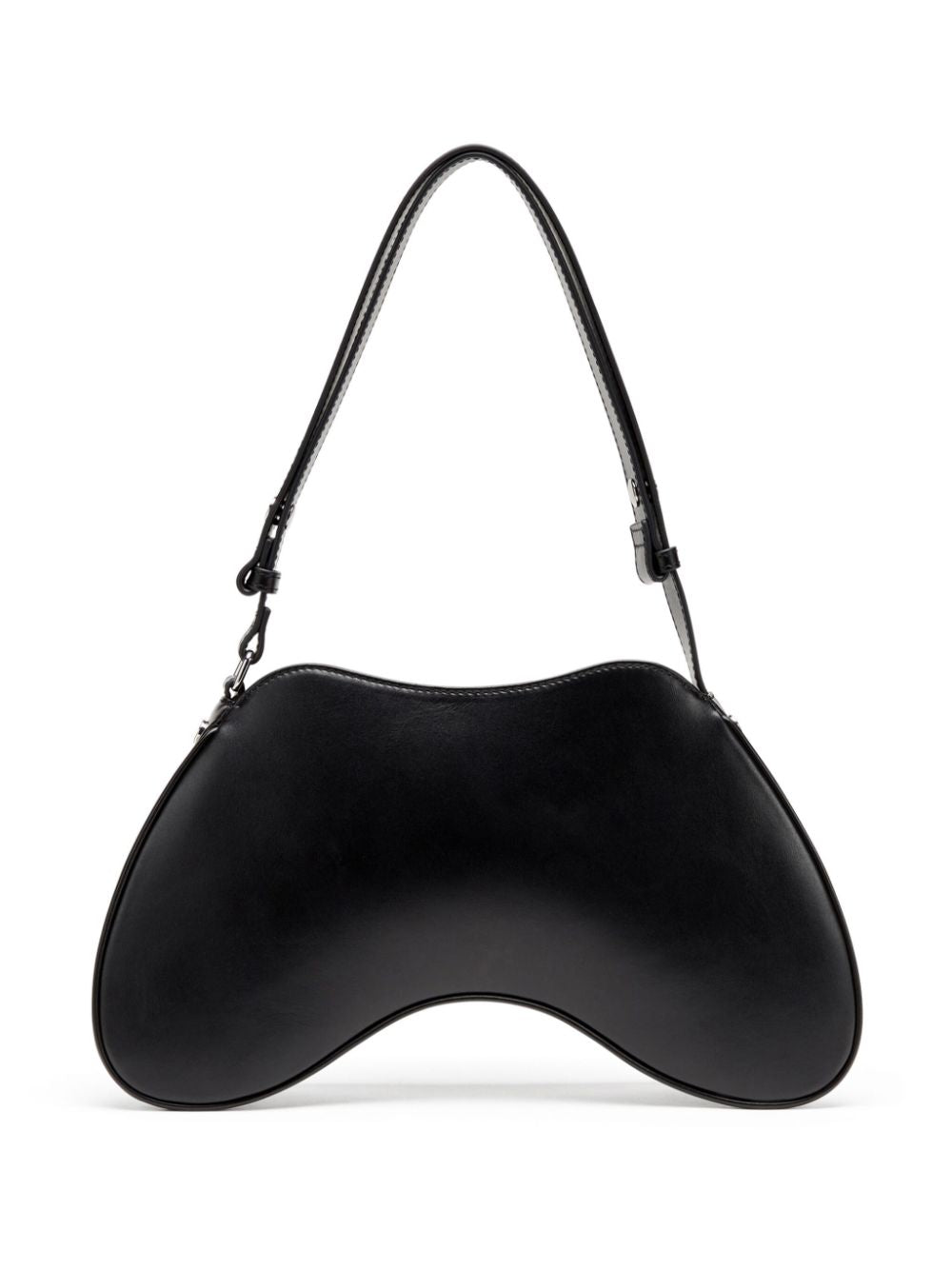 Diesel Play-Semi-gloss leather shoulder bag