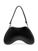 Diesel Play-Semi-gloss leather shoulder bag
