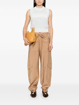 Ganni Openwork cotton vest