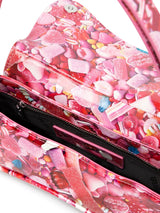 Diesel Play-Glossy clutch with print