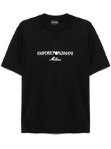 Emporio Armani ASV logo embroidery T-shirt