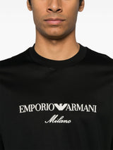 Emporio Armani ASV logo embroidery T-shirt