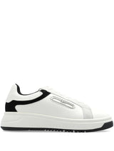 EMPORIO ARMANI EXCLUSIVE Emporio Armani Leather sneakers with suede details and eagle plaque