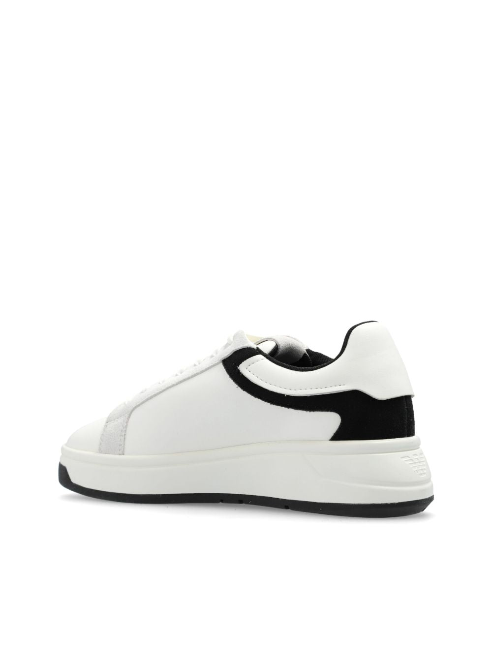 EMPORIO ARMANI EXCLUSIVE Emporio Armani Leather sneakers with suede details and eagle plaque