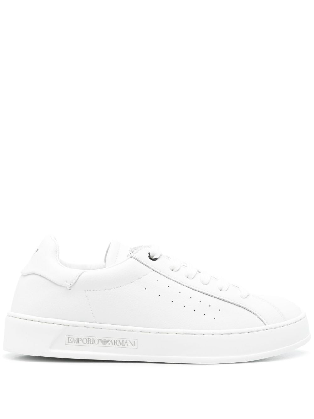 EMPORIO ARMANI EXCLUSIVE Emporio Armani Leather sneakers with logo