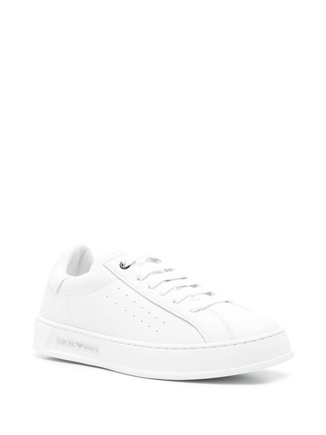EMPORIO ARMANI EXCLUSIVE Emporio Armani Leather sneakers with logo