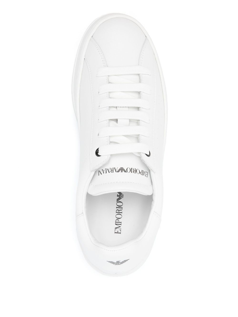 EMPORIO ARMANI EXCLUSIVE Emporio Armani Leather sneakers with logo