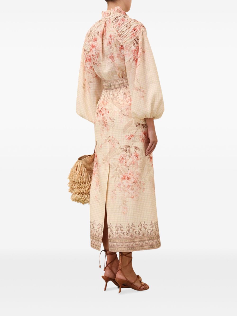 Zimmermann Illuminate Pencil Midi Skirt