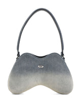 Diesel double-d denim shoulder bag