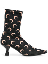 Marine Serre 60mm moon-printed jersey boots