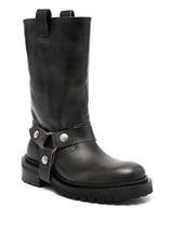 Golden Goose leather biker boots