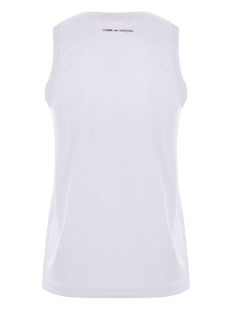 Comme Des Garcons Branded sleeveless t-shirt