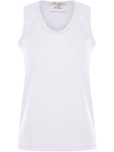 Comme Des Garcons Branded sleeveless t-shirt
