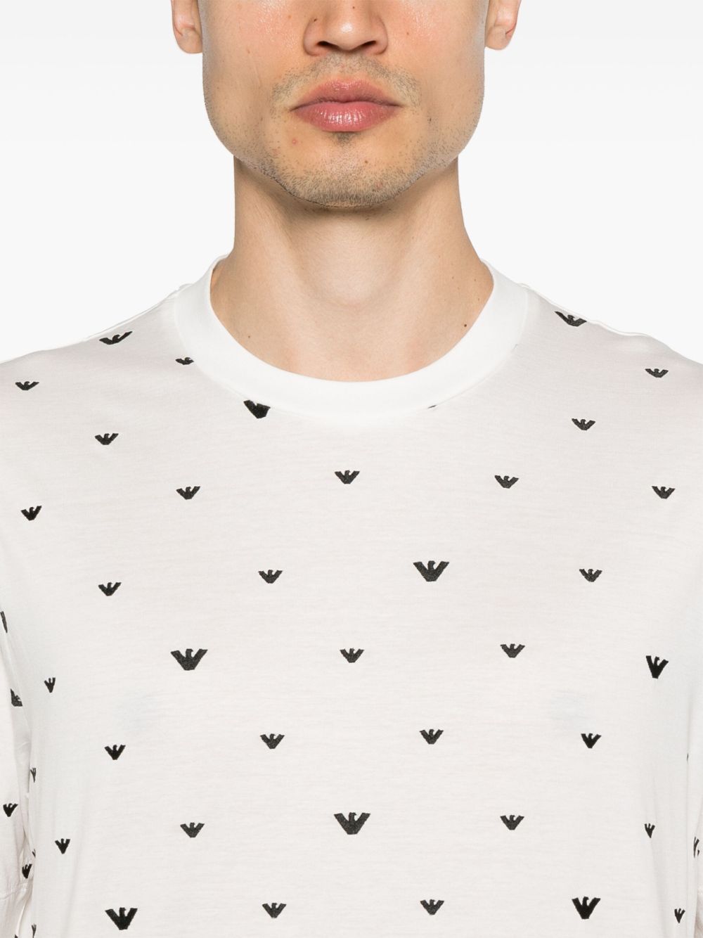 Emporio Armani Allover Logo T -Shirt