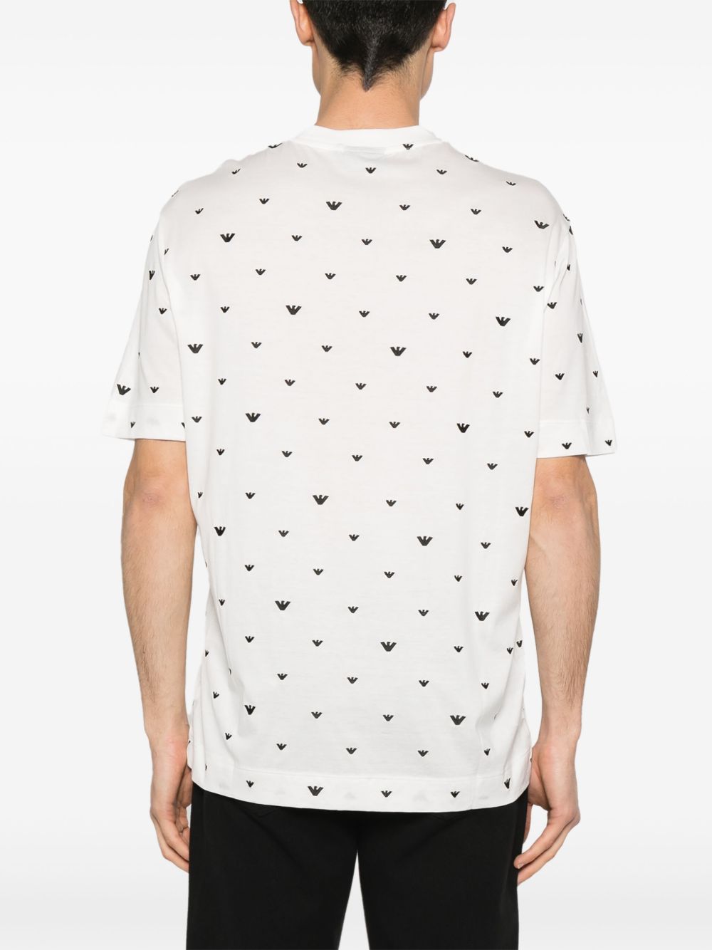Emporio Armani Allover Logo T -Shirt