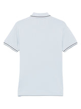 Emporio Armani logo print cotton polo