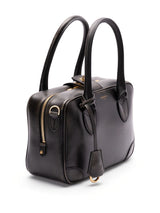 Golden Goose Vita Bag in smooth black leather and gold details