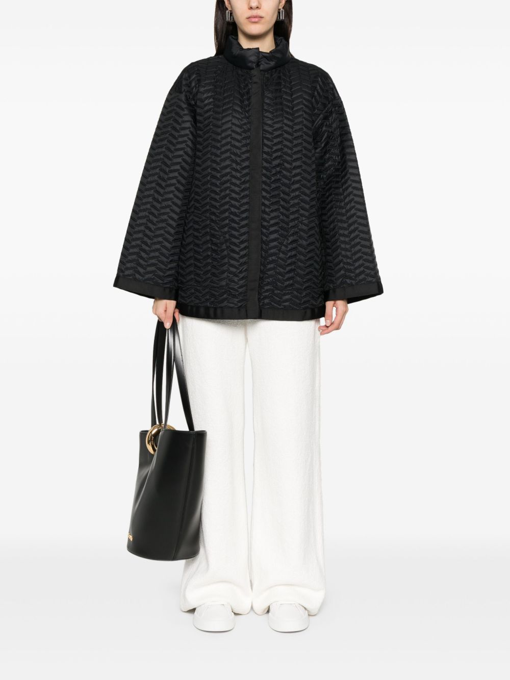 Emporio Armani Reversible jacket in lightweight water repellent quilted nylon ASV