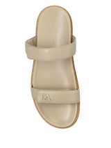 EMPORIO ARMANI EXCLUSIVE Emporio Armani Leather Slide Sandals
