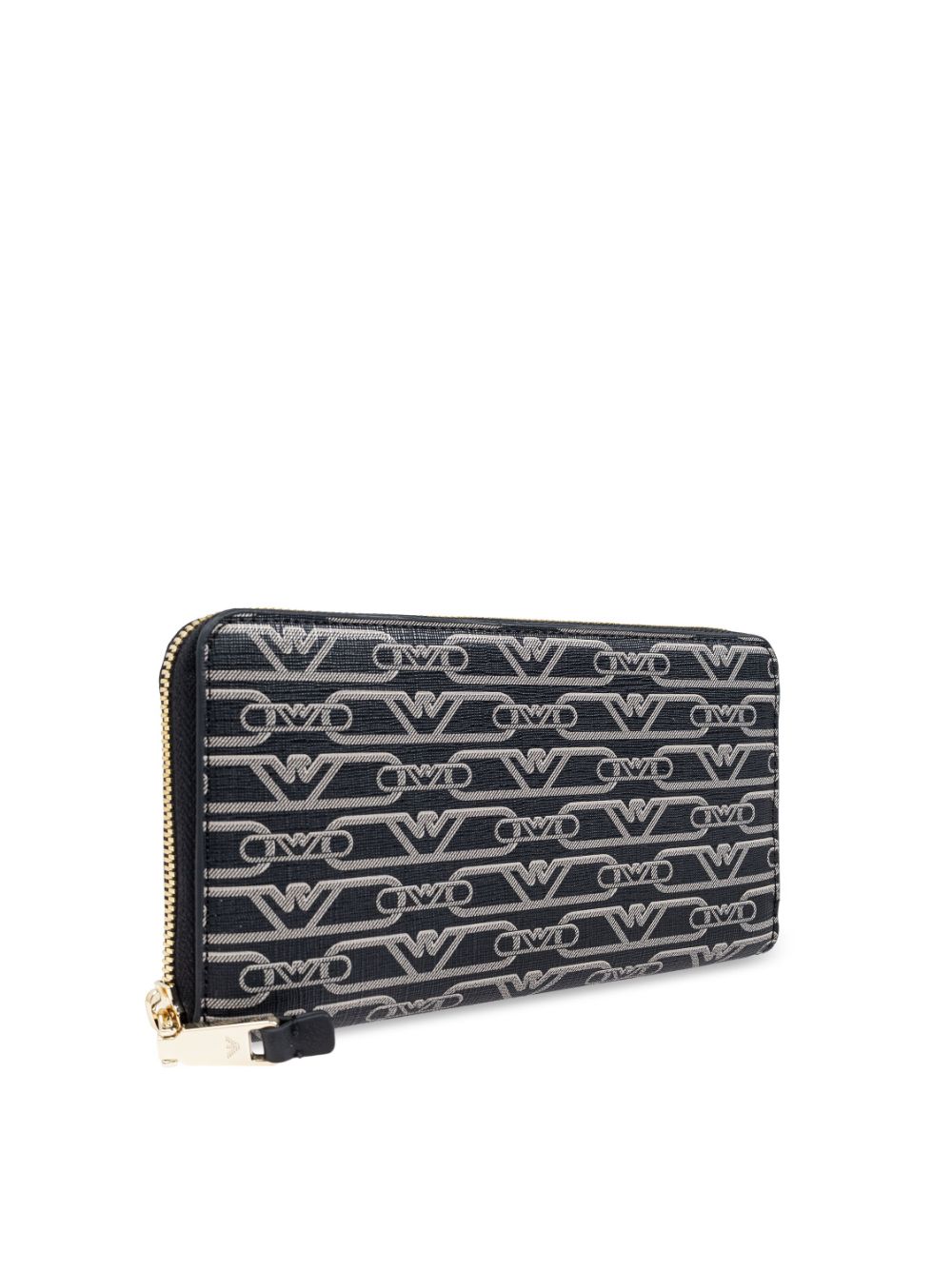 Emporio Armani Allover logo continental wallet