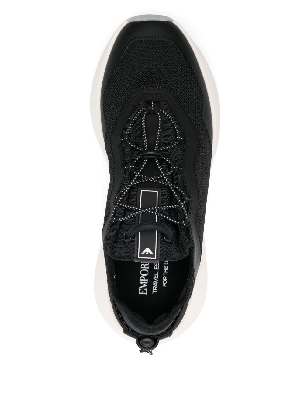 Emporio Armani chunky rubber sole sneakers
