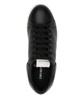 EMPORIO ARMANI EXCLUSIVE Emporio Armani Tumbled leather sneakers