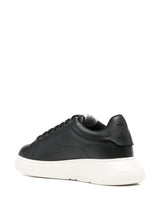 EMPORIO ARMANI EXCLUSIVE Emporio Armani Tumbled leather sneakers