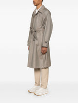 Emporio Armani virgin-wool trench coat