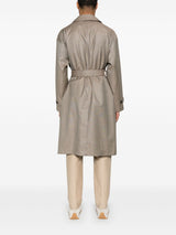Emporio Armani virgin-wool trench coat