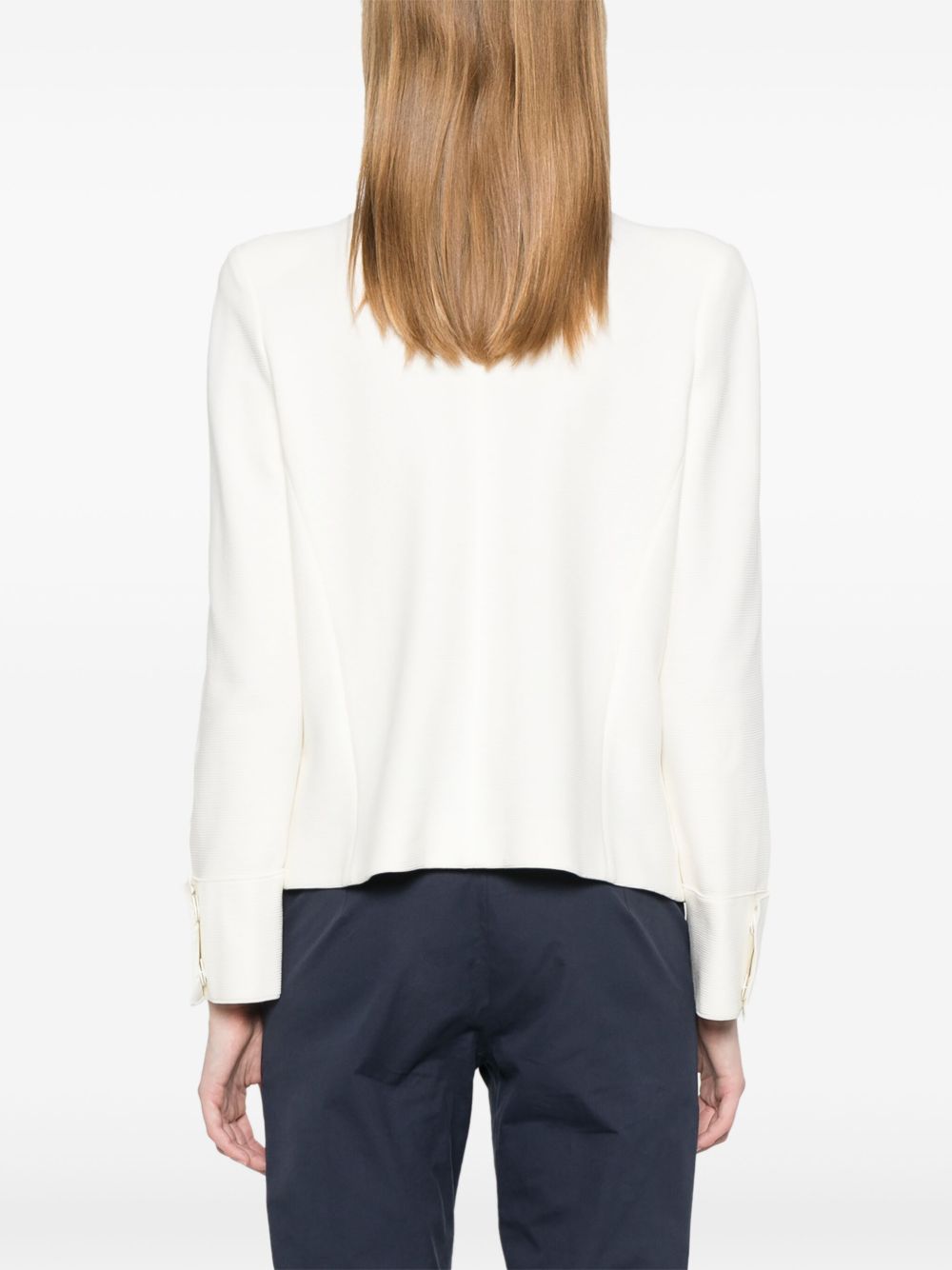 Emporio Armani Ottoman-jersey jacket