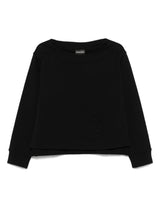 Emporio Armani logo embossed sweatshirt