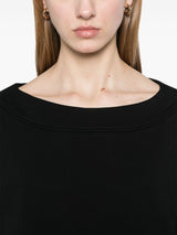 Emporio Armani logo embossed sweatshirt