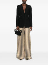 Emporio Armani lurex-detail crepe blazer