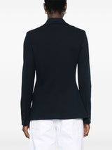 Emporio Armani Icon single-breasted blazer in an embossed jacquard knit jersey
