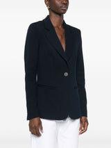 Emporio Armani Icon single-breasted blazer in an embossed jacquard knit jersey