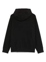 Emporio Armani logo embroidered hoodie