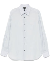 Emporio Armani Shirts Clear Blue