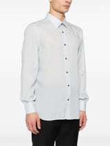 Emporio Armani Shirts Clear Blue