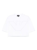 Emporio Armani crewneck crop top