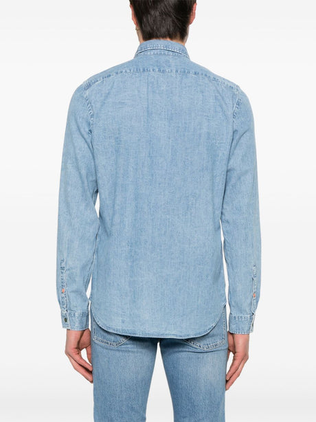 PS By Paul Smith Shirts Clear Blue