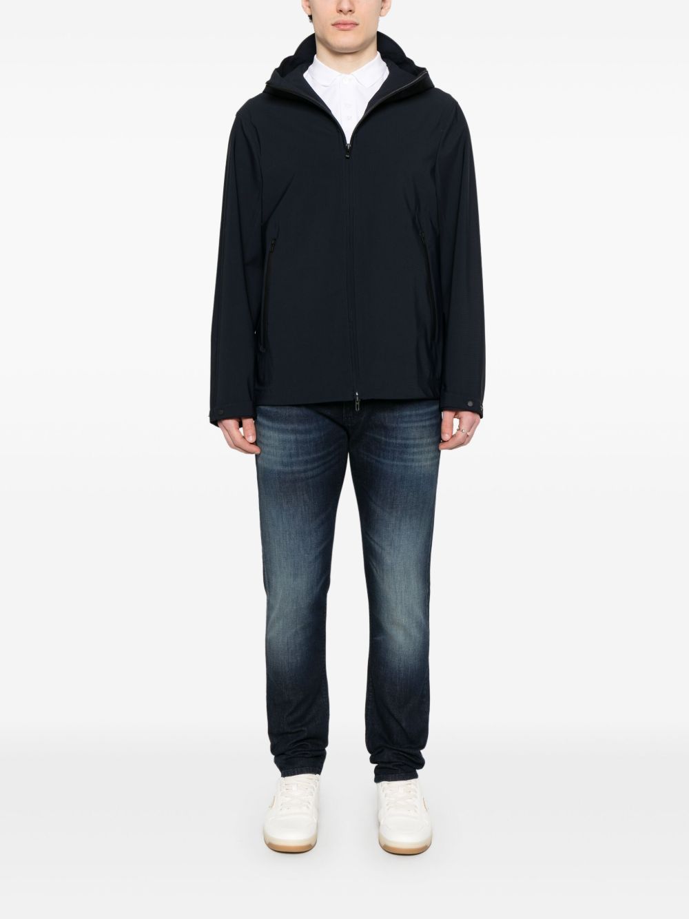 EMPORIO ARMANI CAPSULE Coats Blue