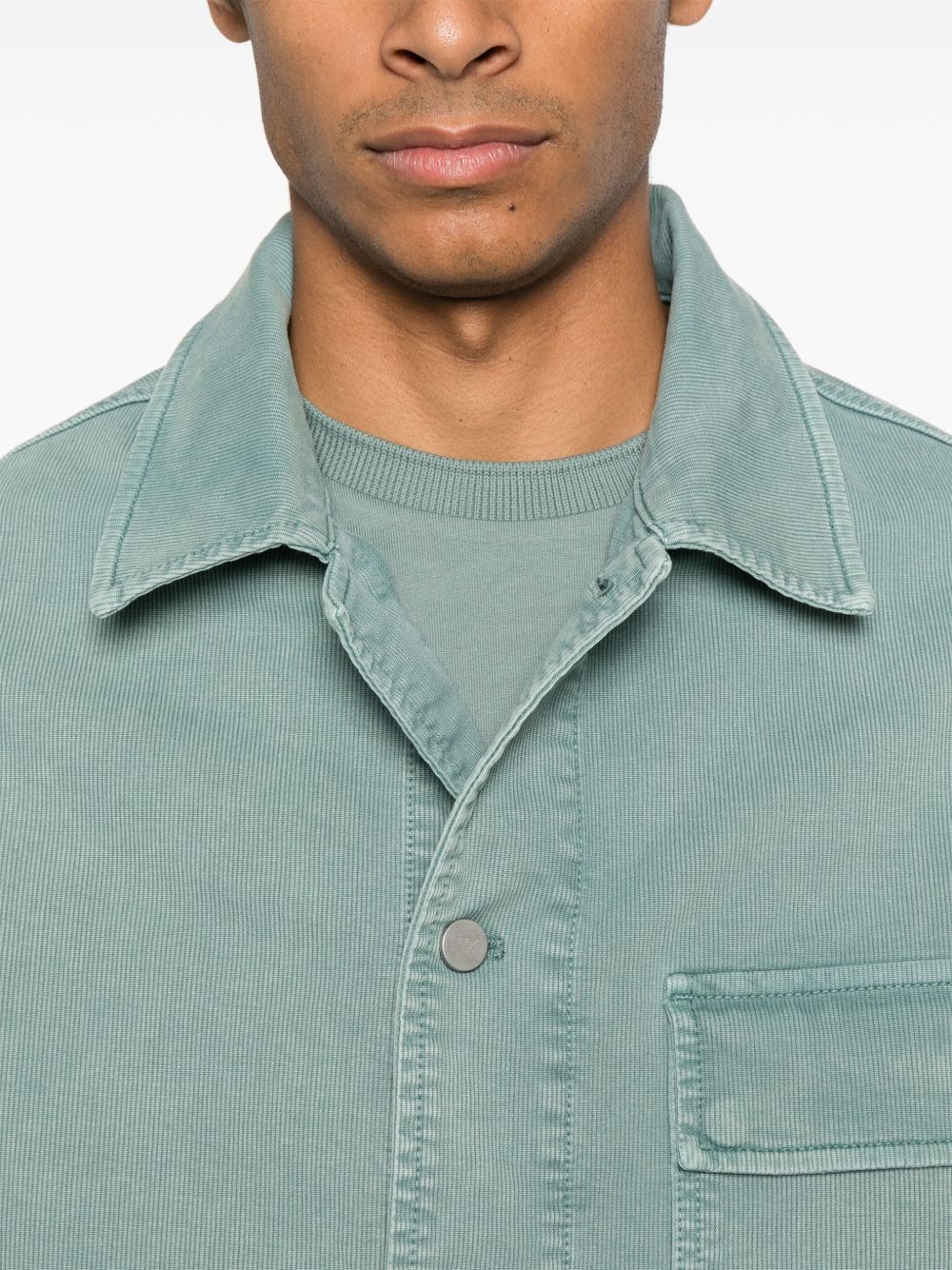 Emporio Armani Jackets Clear Blue