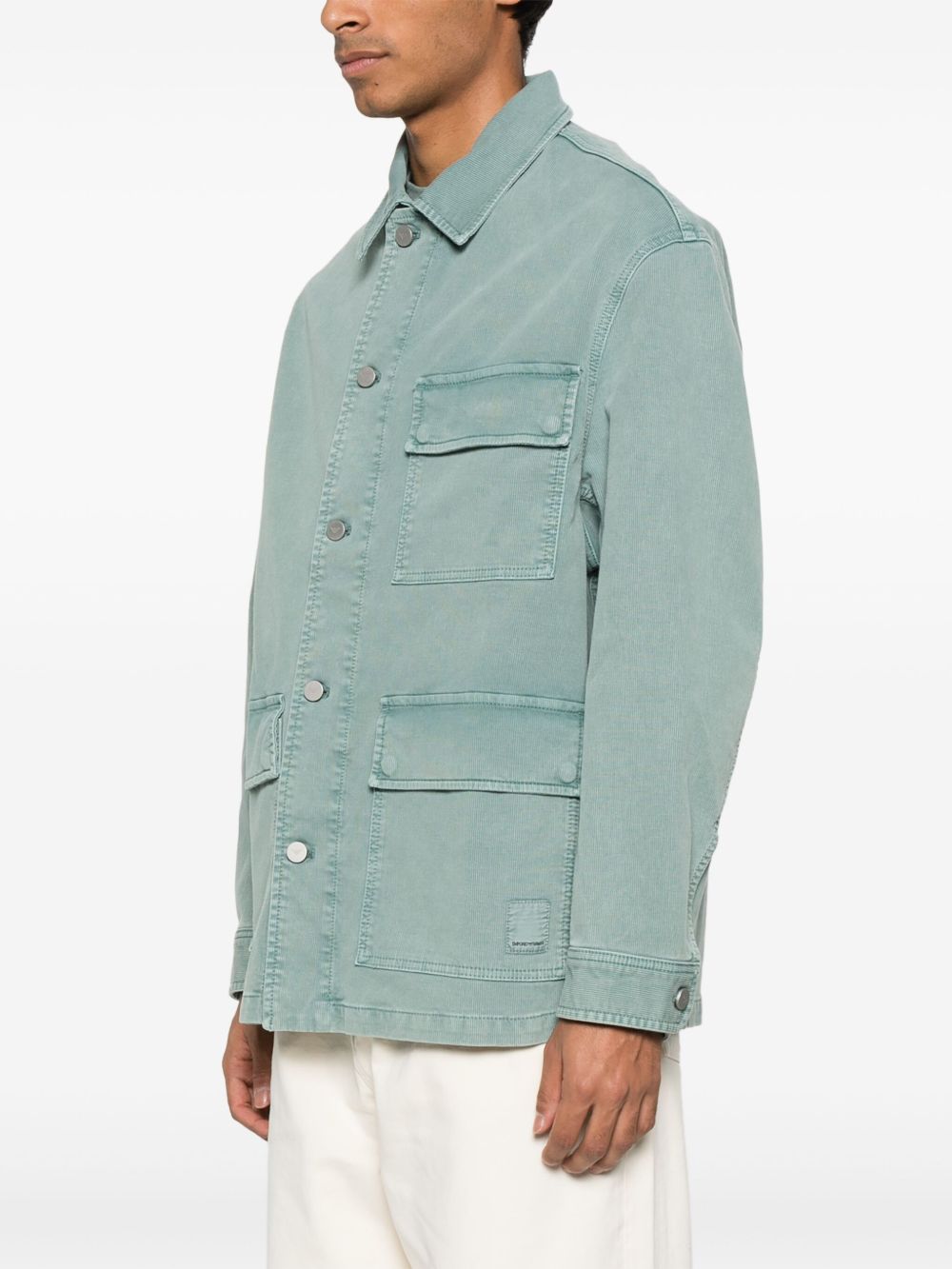 Emporio Armani Jackets Clear Blue