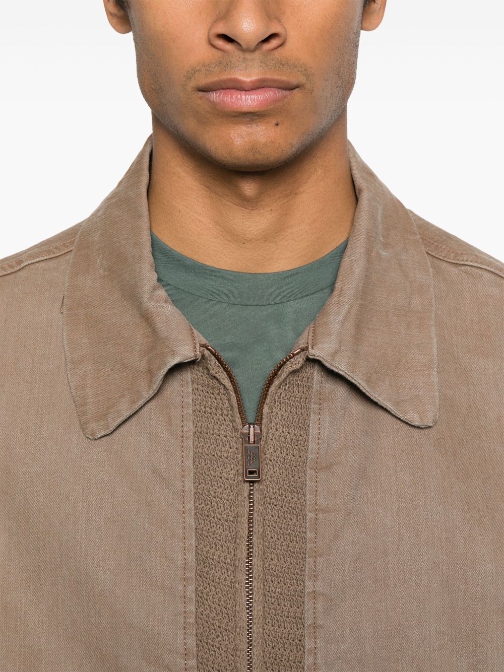 Emporio Armani Coats Brown