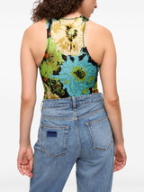 Ganni floral-print Bodysuit