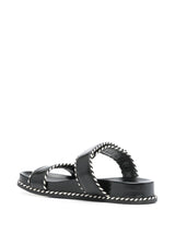EMPORIO ARMANI EXCLUSIVE Emporio Armani Sandals with nappa strap and two-tone profiles