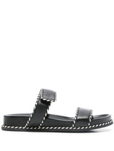 EMPORIO ARMANI EXCLUSIVE Emporio Armani Sandals with nappa strap and two-tone profiles