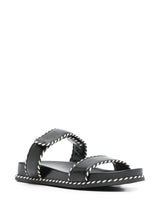 EMPORIO ARMANI EXCLUSIVE Emporio Armani Sandals with nappa strap and two-tone profiles